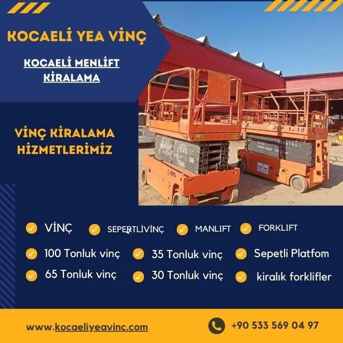 Kocaeli Menlift Kiralama