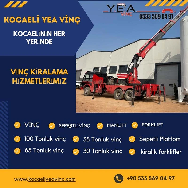 Kocaeli-izmit-vinç kiralama